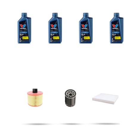 Kit tagliando 3 FILTRI e 4L OLIO compatibile con Opel Astra K 1.4 Turbo 92kw Dal 2015