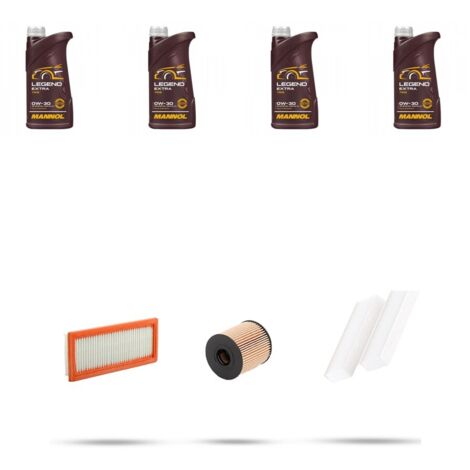 Kit tagliando 3 FILTRI e 4L OLIO compatibile con Opel Astra L 1.6 165kw Dal 2022
