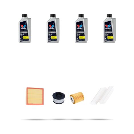 Kit tagliando 3 FILTRI e 4L OLIO compatibile con Peugeot 308 III 1.2 PureTech 81kw dal 2021