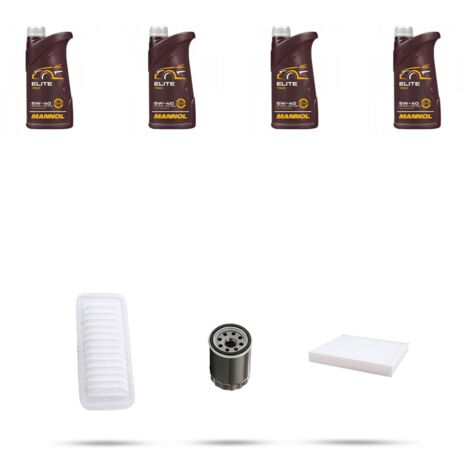 Kit tagliando 3 FILTRI e 4L OLIO compatibile con Peugeot 4008 1.6 i 84kw dal 2012
