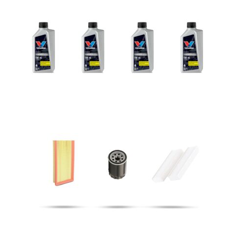 Kit tagliando 3 FILTRI e 4L OLIO compatibile con Peugeot 408 II 1.2 PureTech 96kw dal 2022