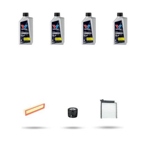 Kit tagliando 3 FILTRI e 4L OLIO compatibile con Renault Clio III 1.2 16v 58kw Dal 2008