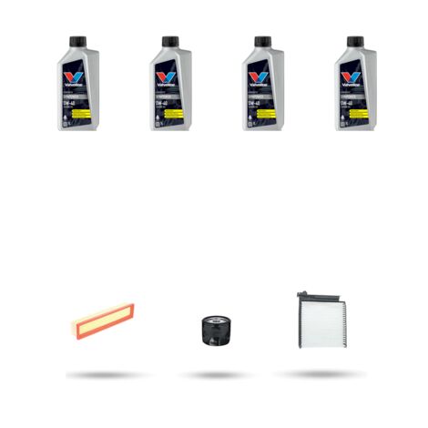 Kit tagliando 3 FILTRI e 4L OLIO compatibile con Renault Clio III 1.2 16v 74kw Dal 2006