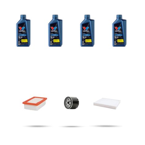 Kit tagliando 3 FILTRI e 4L OLIO compatibile con Renault Clio V 1.0 SCe 65 48Kw dal 2021