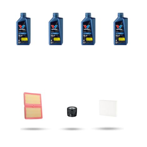 Kit tagliando 3 FILTRI e 4L OLIO compatibile con Seat Leon III 1.0 TSI 85kw Dal 2015