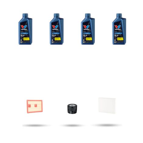 Kit tagliando 3 FILTRI e 4L OLIO compatibile con Seat Leon III 1.2 TSI 63kw Dal 2018