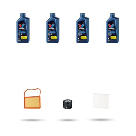 Kit tagliando 3 FILTRI e 4L OLIO compatibile con Seat MII 1.0 Ecofuel 50kw dal 2012
