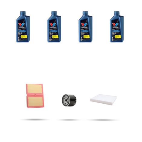 Kit tagliando 3 FILTRI e 4L OLIO compatibile con Skoda Kamiq 1.0 tsi 85KW DAL 2019