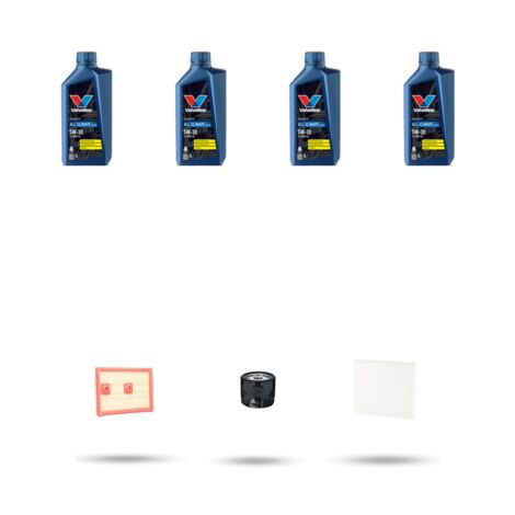 Kit tagliando 3 FILTRI e 4L OLIO compatibile con Skoda Octavia III 1.4 G-TEC 81kw Dal 2013