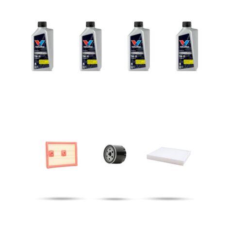 Kit tagliando 3 FILTRI e 4L OLIO compatibile con Skoda Octavia IV 1.4 TSI 150kw Dal 2020