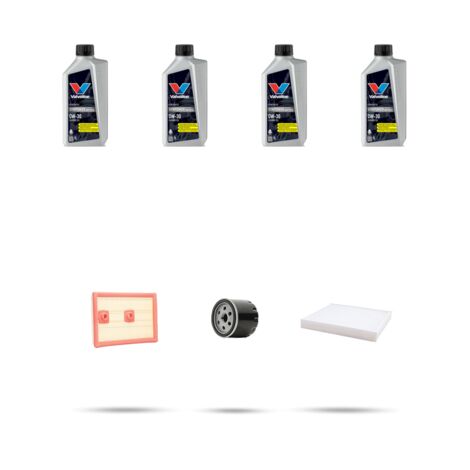 Kit tagliando 3 FILTRI e 4L OLIO compatibile con Skoda Octavia IV 1.4 TSI 180kw Dal 2020