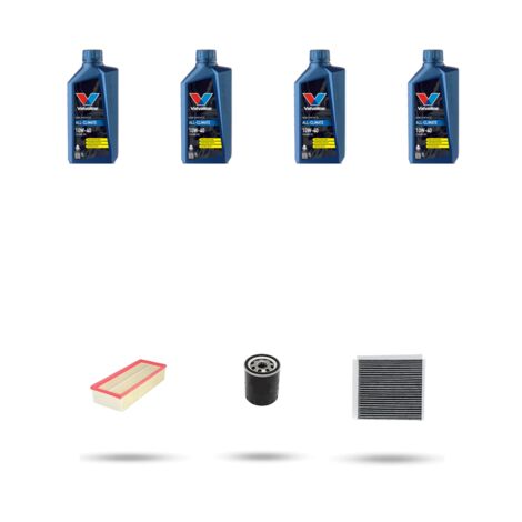 Kit tagliando 3 FILTRI e 4L OLIO compatibile con Smart ForFour (454) 1.1 55kw Dal 2004 al 2006