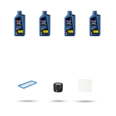 Kit tagliando 3 FILTRI e 4L OLIO compatibile con Smart ForTWO II Coupe/Cabrio (451) 1.0 75kw Dal 2010