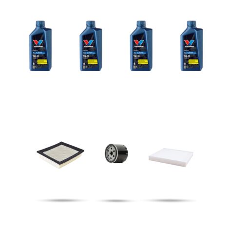 Kit tagliando 3 FILTRI e 4L OLIO compatibile con Ssangyong XLV 1.6 CNG 94kw dal 2018