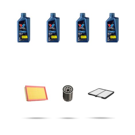 Kit tagliando 3 FILTRI e 4L OLIO compatibile con Subaru Justy III 1.5 16v 73kw dal 2003