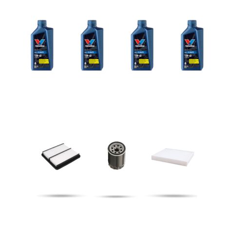 Kit tagliando 3 FILTRI e 4L OLIO compatibile con Suzuki Jimny I 1.3 16v 60kw dal 2001