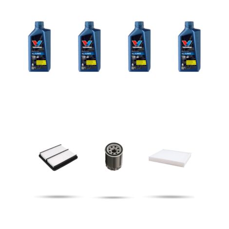 Kit tagliando 3 FILTRI e 4L OLIO compatibile con Suzuki Jimny I 1.3 16v 63kw dal 2005