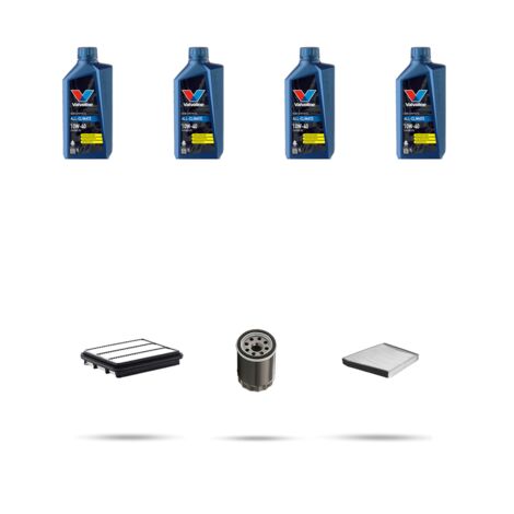 Kit tagliando 3 FILTRI e 4L OLIO compatibile con Suzuki Liana 1.3 16V 66w dal 2001