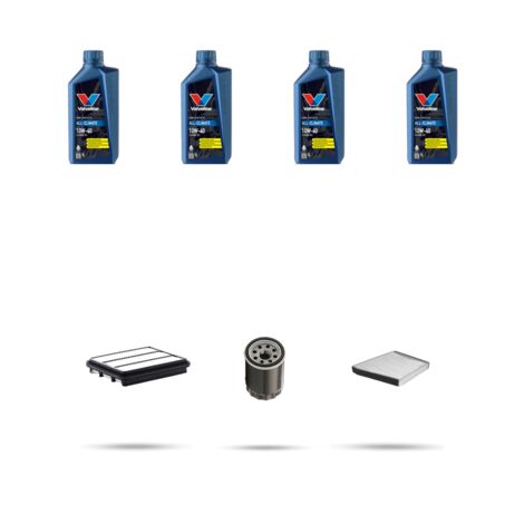 Kit tagliando 3 FILTRI e 4L OLIO compatibile con Suzuki Liana 1.6 16v 76kw dal 2001