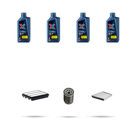 Kit tagliando 3 FILTRI e 4L OLIO compatibile con Suzuki Liana 1.6 16v 78kw dal 2002