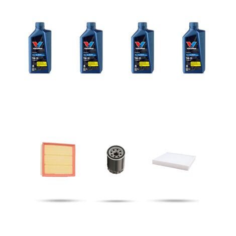 Kit tagliando 3 FILTRI e 4L OLIO compatibile con Suzuki S-Cross 1.6 88kw dal 2013