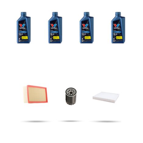 Kit tagliando 3 FILTRI e 4L OLIO compatibile con Suzuki Swift III 1.3 68kw dal 2005