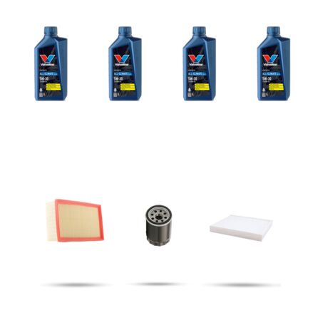 Kit tagliando 3 FILTRI e 4L OLIO compatibile con Suzuki Swift III 1.3 GPL 68kw dal 2008