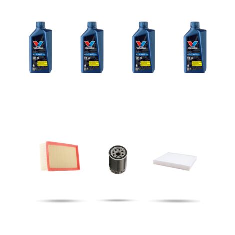 Kit tagliando 3 FILTRI e 4L OLIO compatibile con Suzuki Swift III 1.5 75kw dal 2005