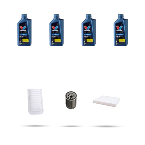 Kit tagliando 3 FILTRI e 4L OLIO compatibile con Suzuki Swift IV 1.4 70kw dal 2011