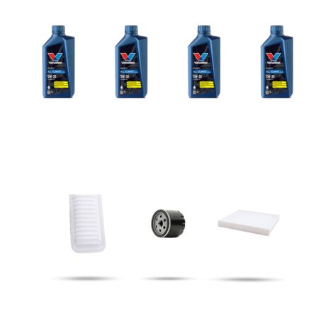 Kit tagliando 3 FILTRI e 4L OLIO compatibile con Suzuki Swift V 1.2 66kw dal 2017