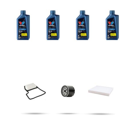 Kit tagliando 3 FILTRI e 4L OLIO compatibile con Suzuki Swift V 1.2 Hybrid 61kw dal 2020