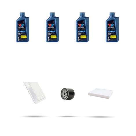 Kit tagliando 3 FILTRI e 4L OLIO compatibile con Suzuki Swift V 1.4 103kw dal 2017