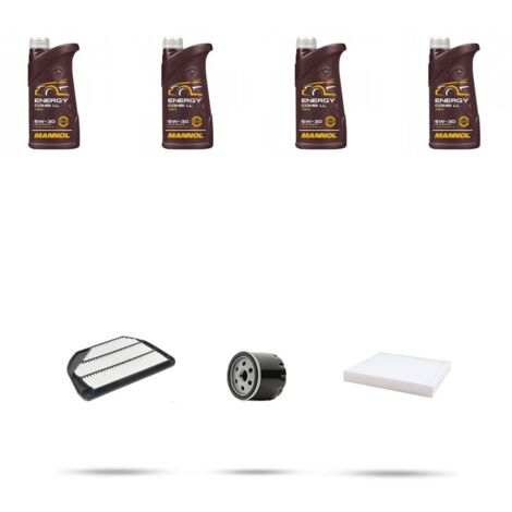 Kit tagliando 3 FILTRI e 4L OLIO compatibile con Suzuki Swift V 1.4 95kw dal 2020