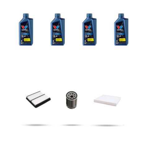 Kit tagliando 3 FILTRI e 4L OLIO compatibile con Suzuki Sx4 1.5 VVT 82kw Dal 2010