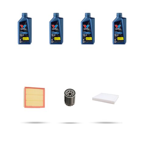 Kit tagliando 3 FILTRI e 4L OLIO compatibile con Suzuki Sx4 S-Cross 1.0 82kw Dal 2016