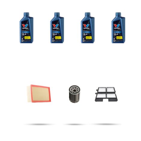 Kit tagliando 3 FILTRI e 4L OLIO compatibile con Toyota Avensis I (T22) 1.8 16v 95kw Dal 2000