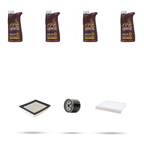 Kit tagliando 3 FILTRI e 4L OLIO compatibile con Toyota C-HR II 2.0 VVTI 145KW Dal 2023