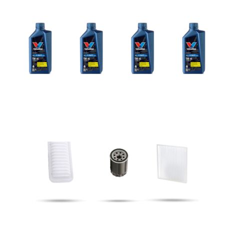 Kit tagliando 3 FILTRI e 4L OLIO compatibile con Toyota Echo 1.5 81kw dal 1999