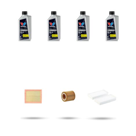 Kit tagliando 3 FILTRI e 4L OLIO compatibile con Toyota Proace II 1.5 D-4D 100 75Kw dal 2019