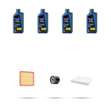 Kit tagliando 3 FILTRI e 4L OLIO compatibile con Vw Caddy V (SB) 1.6 SRE 81kw Dal 2021