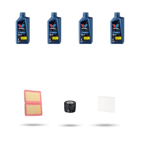 Kit tagliando 3 FILTRI e 4L OLIO compatibile con Vw Golf Sportsvan (AM1) 1.0 TSI 85kw Dal 2015