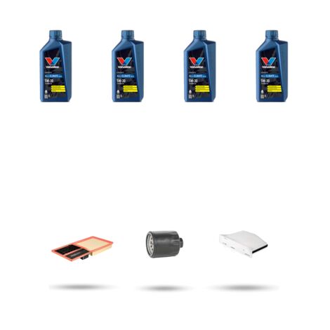 Kit tagliando 3 FILTRI e 4L OLIO compatibile con Vw Golf V (1K1,1K5,AJ5,5M1,521) 1.4 16v 59kw Dal 2006 Al 2009