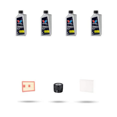 Kit tagliando 3 FILTRI e 4L OLIO compatibile con Vw Golf VII (5G1/BA5) 1.4 TSI 81kw Dal 2013