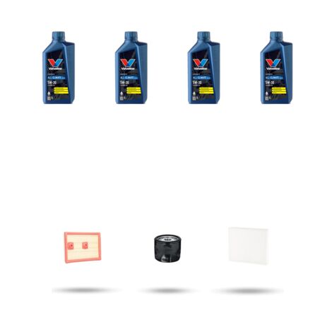 Kit tagliando 3 FILTRI e 4L OLIO compatibile con VW Passat (3g2,3G5) 1.4 TSI 110kw Dal 2014