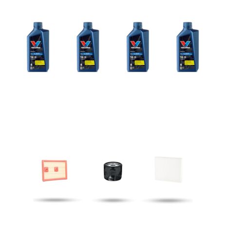 Kit tagliando 3 FILTRI e 4L OLIO compatibile con VW Passat (3g2,3G5) 1.4 TSI 92kw Dal 2014