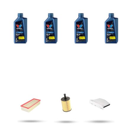 Kit tagliando 3 FILTRI e 4L OLIO compatibile con Vw Touran (1T) 2.0 TDI 100kw Dal 2003 al 2005