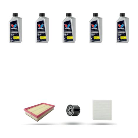 Kit tagliando 3 FILTRI e 5L OLIO compatibile con Alfa Romeo Tonale 1.5 Hybrid 96kw dal 2022