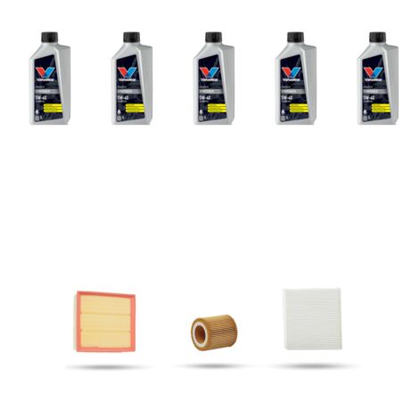 Kit tagliando 3 FILTRI e 5L OLIO compatibile con Bmw serie 1 (F20,F21) 125i 160kw dal 2012