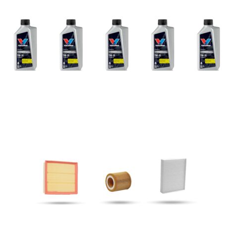 Kit tagliando 3 FILTRI e 5L OLIO compatibile con Bmw serie 2 (F23) 228i 180kw dal 2014