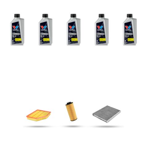 Kit tagliando 3 FILTRI e 5L OLIO compatibile con Bmw serie 2 (U06) 225e 180kw dal 2021